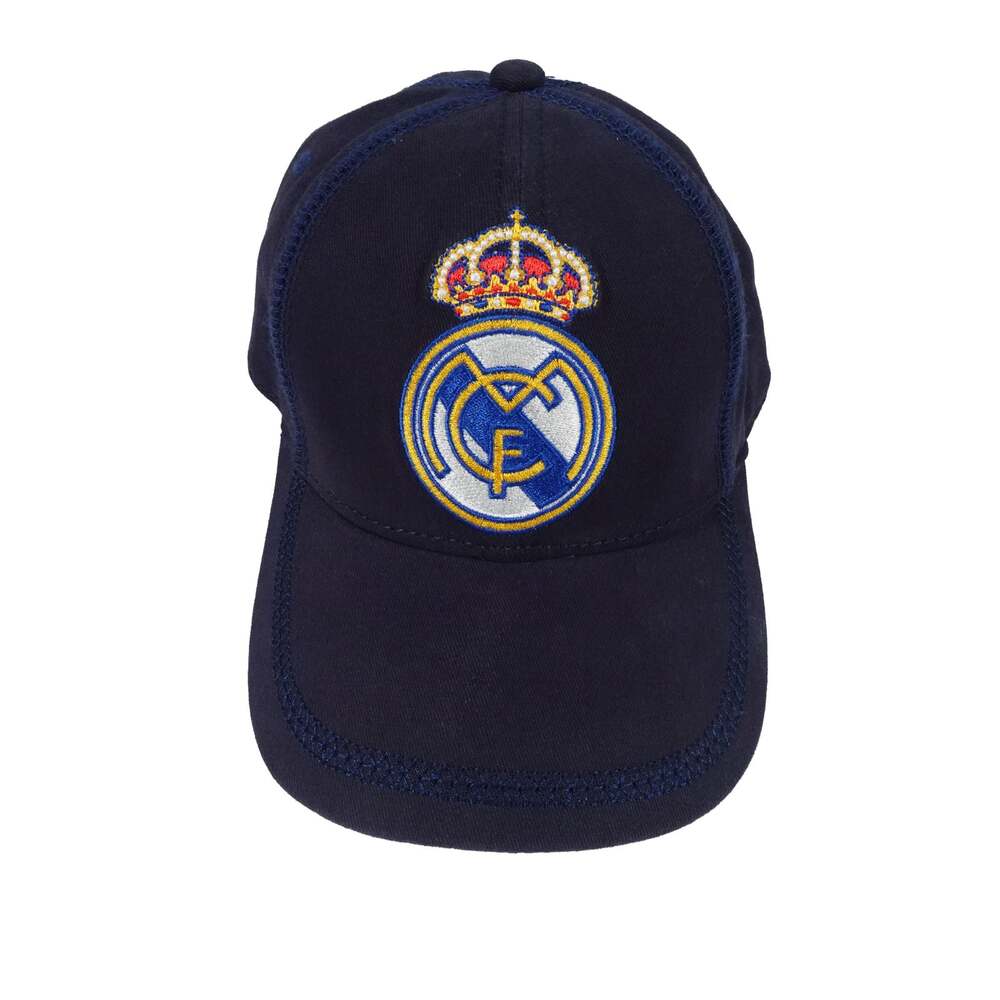 Real Madrid Since 1902 Crest Cotton Navy Soccer Football Adjustable Hat Cap